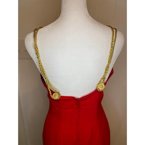 Vintage J Reynolds Design Red Dress - Picture 5 of 10